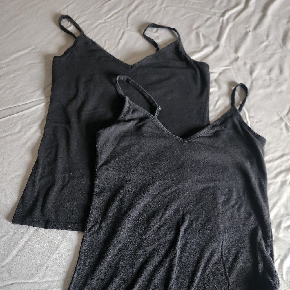 Aerie Black camis- bundle of 2 size medium